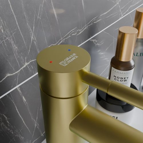 Mitigeur Lavabo Jenny Gold Doré