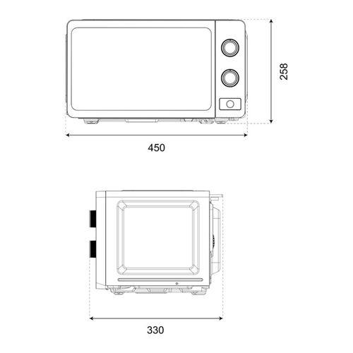 Micro-ondes Grill Pose Libre 20l - Klaf - Blanc