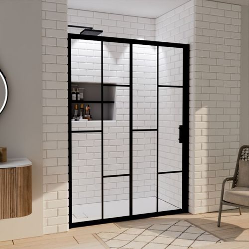 Paroi De Douche Coulissante Verrière Atelia 140 Cm