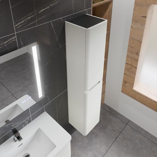 Colonne De Salle De Bain Ivory - Blanc Cassé Mat