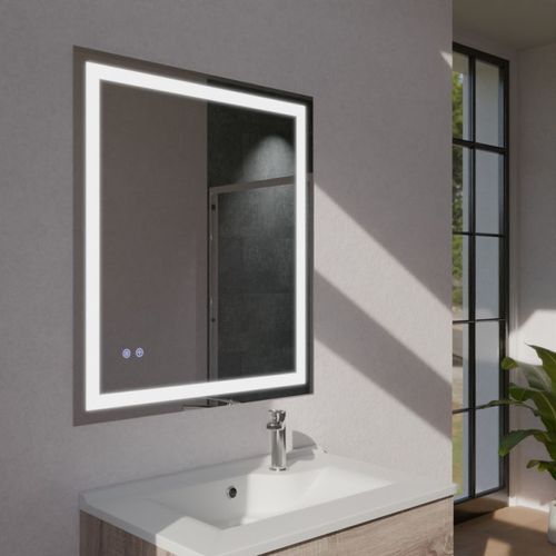 Miroir LED Modulable Et Antibuée Vista Plus - 70x80 Cm
