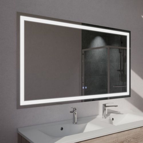 Miroir LED Modulable Et Antibuée Vista Plus - 140x80 Cm