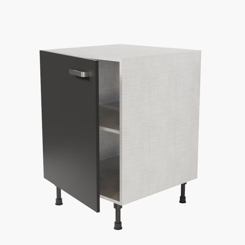 Meuble De Cuisine Bas - 60 Cm - Noir