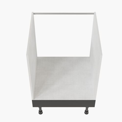 Meuble Bas Four - 60 Cm - Noir