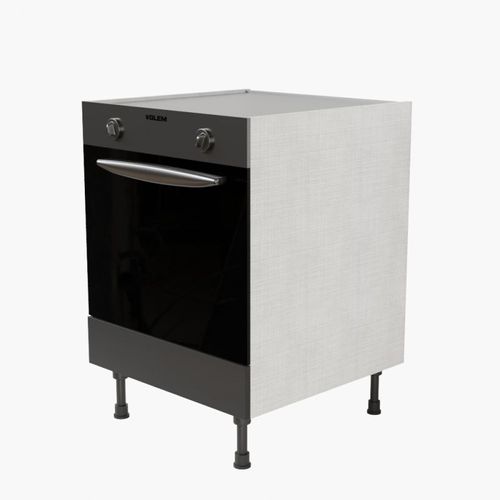 Meuble Bas Four - 60 Cm - Noir