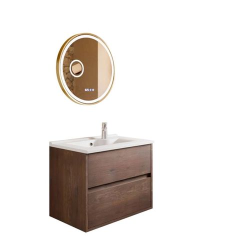 Meuble Vasque Suspendu Alixia 70 Cm + Miroir Orana
