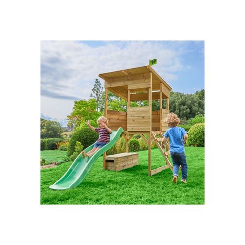 Cabane Sur Pilotis Enfant Coffre à Jouets Intégré Tower