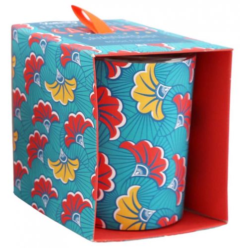 Bougie Parfumée Votives 8 X 10 Cm Batik Fleurs