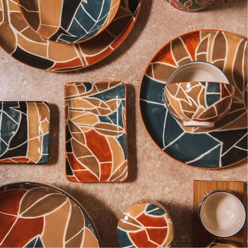 Assiette Plate En Grès Serena 26 Cm Lot De 6