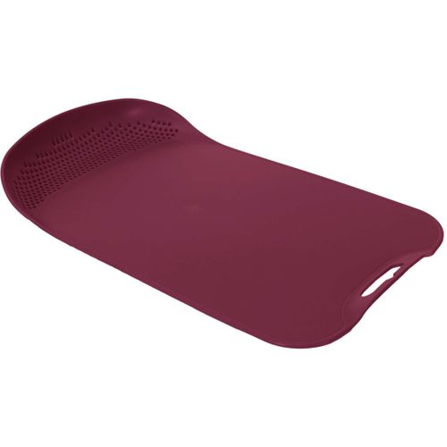 Planche à Découper En Polypropylène Avec Passoire Intégrée (lot De 2) Bordeaux