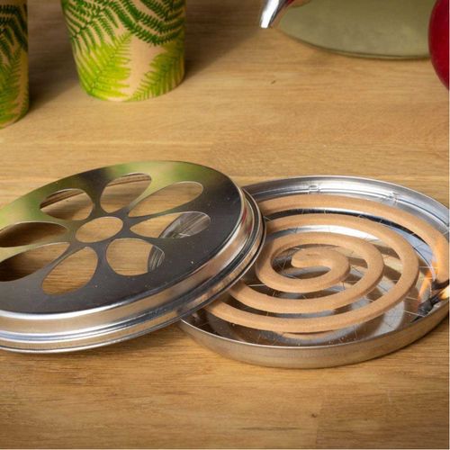 Spirales Citronelle Dans Brûleur En Métal Lot De 6