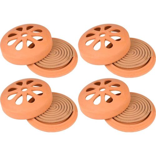 Spirales Citronnelle En Terre Cuite Lot De 4