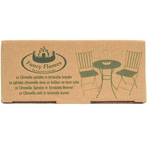 Spirales Citronnelle En Terre Cuite Lot De 4