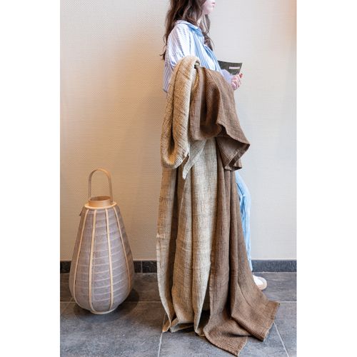 Plaids En Coton Gaufré Lot De 2