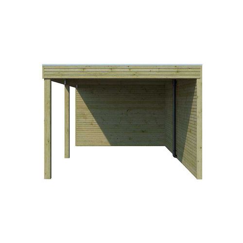 Abri De Jardin Traité 300 X 300 Cm Qube Abri Avec Extension Et Plancher