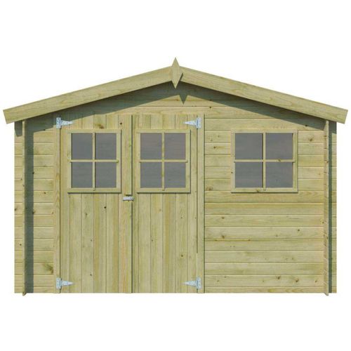 Abri De Jardin En Bois 4,91 M² Zurich 295 X 205 Cm (traité) Avec Plancher