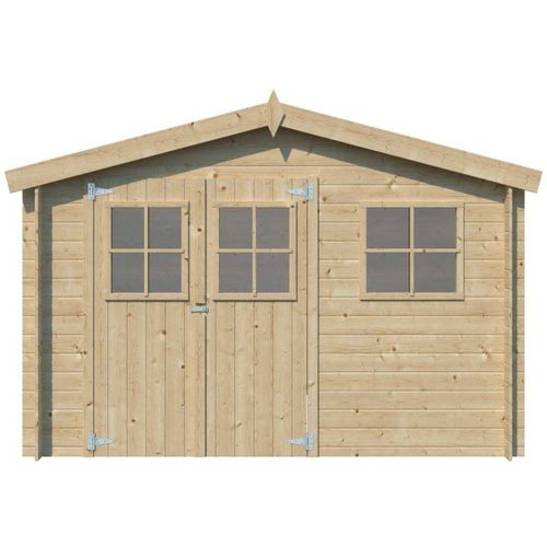Abri De Jardin En Bois 4,91 M² Zurich 295 X 205 Cm (non Traité) Avec Plancher