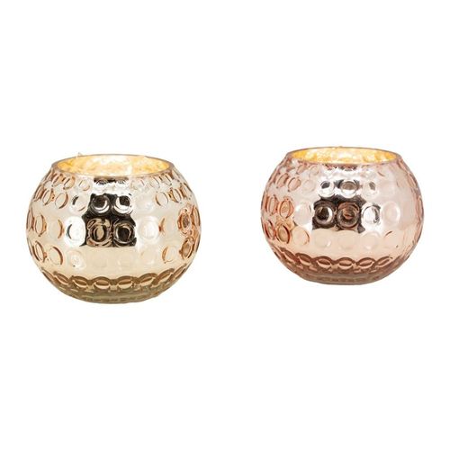 Photophore Boule En Verre Antique Lot De 4