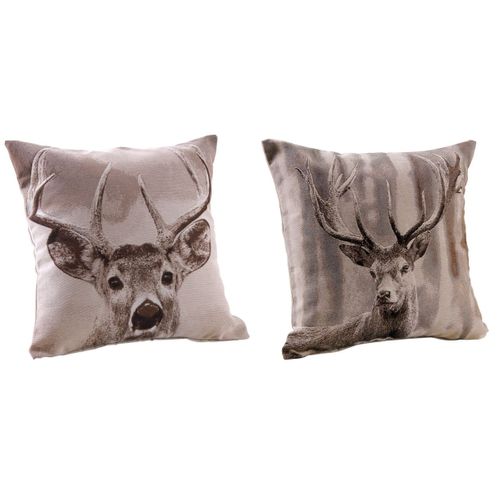 Coussin Cerf En Coton Et Polyester (lot De 2)
