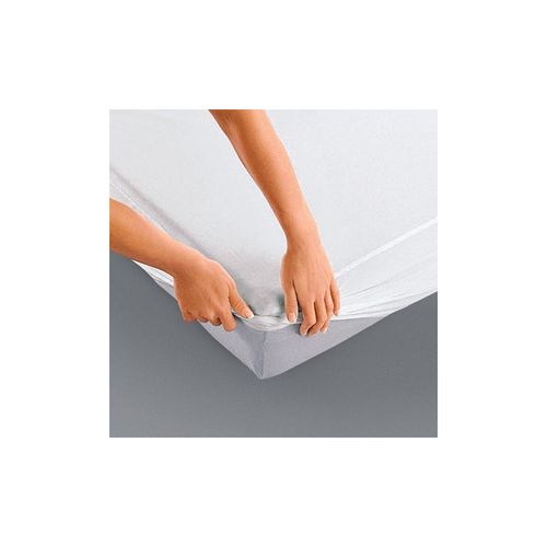 Protège Matelas 80x200 Molleton Coton 200g Bonnet 30cm