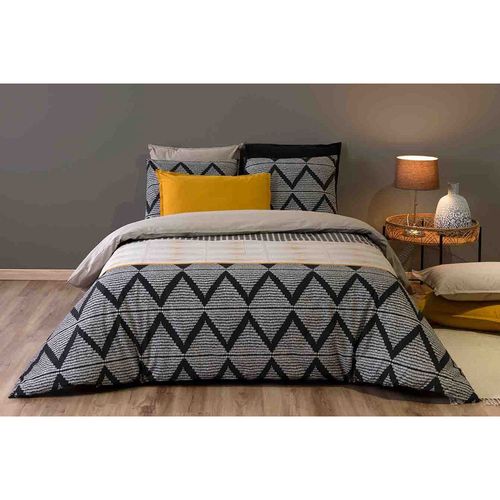 Housse De Couette Cervin 140x200 100% Coton - 57 Fils -1 Place