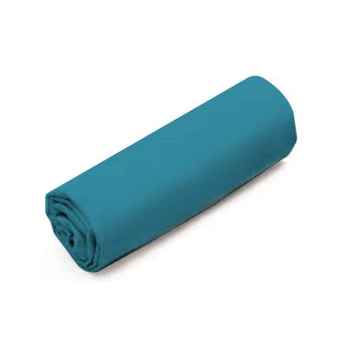 Drap Housse 2x80x200 Cm Bleu Canard Tpr