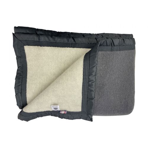 Couverture 100% Pure Laine Naturelle – Chaude, Douce Et Respirante - Idéale Pour L'hiver,