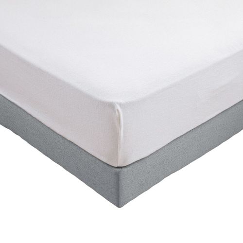 Protège Matelas 100 % Coton 400 G/m² - Doux, Absorbant Et Durable, Forme Drap Housse Élastiquée Aux