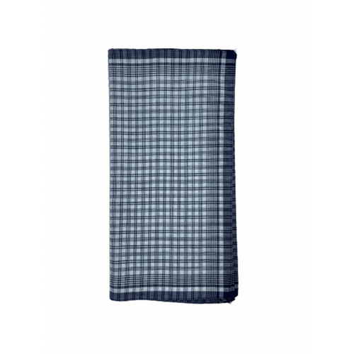 Lot De 12 Mouchoirs De Travail Grands Carreaux Bleu Et Blanc 100% Coton 40x40cm