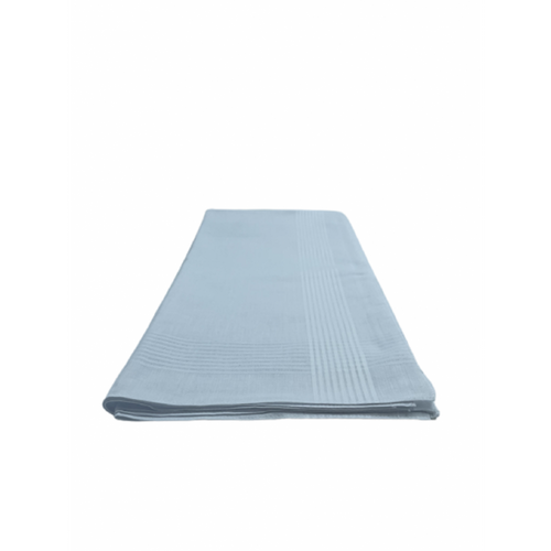 Lot De 12 Mouchoirs Blancs 40x40 Cm En Coton - Bordures Élégantes, Doux Et Résistants, Idéal Pour Un