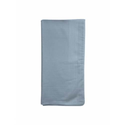 Lot De 12 Mouchoirs Blancs 40x40 Cm En Coton - Bordures Élégantes, Doux Et Résistants, Idéal Pour Un