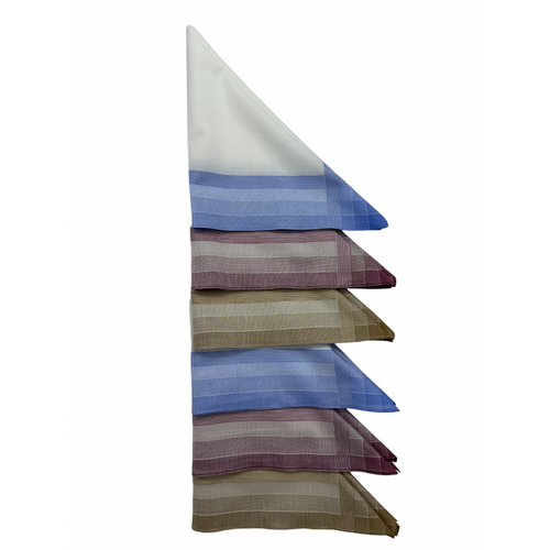 Lot De Mouchoirs Homme 100 % Coton Jumel 45x45 Cm - Douceur Premium, Réutilisables, Intérieur Blanc