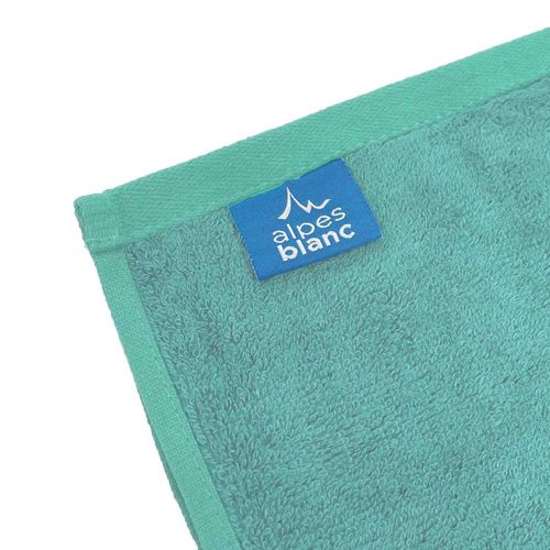 Lot De 5 Serviettes Éponge 600 G/m² Vert Sauge - 100% Coton, Ultra Absorbantes, Douceur Premium Et