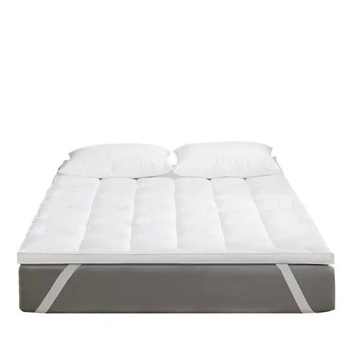 Sur-matelas 140x190 Moelleux 5 Cm Enveloppe Percale De Coton