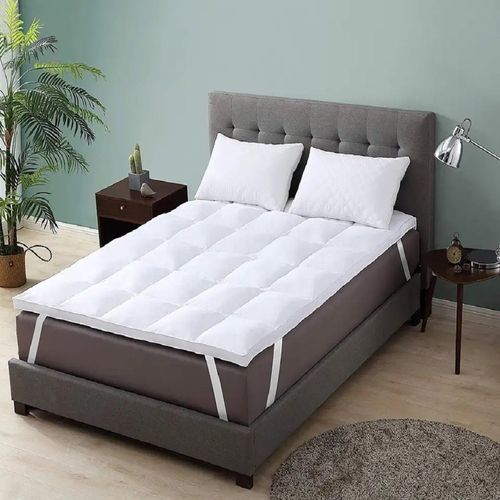 Sur-matelas 140x190 Moelleux 5 Cm Enveloppe Percale De Coton