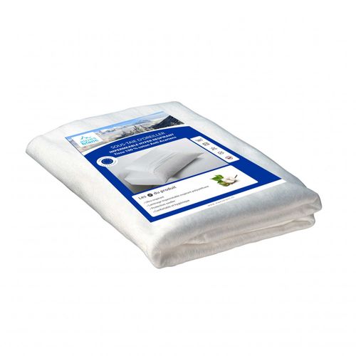 Sous-taie Protège Oreiller 50x70 Imperméable Anti Acariens Respira