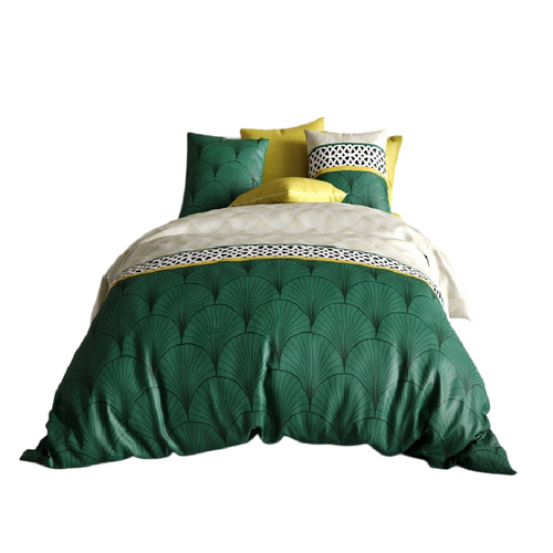 Housse De Couette Hope Avec Deux Taies D'oreillers Pur Coton