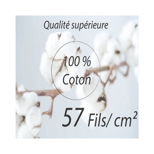 Housse De Couette Boheme Avec Deux Taies D'oreiller Pur Coton