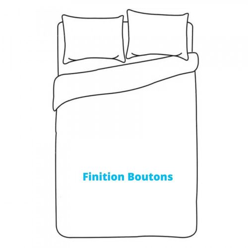 Housse De Couette 240x260 Cm - Zelia + Taies Pur Coton Bio