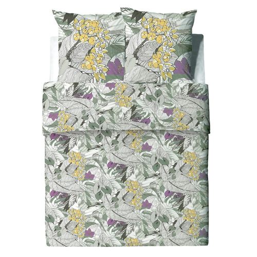 Housse De Couette 240x260 Cm - Zelia + Taies Pur Coton Bio