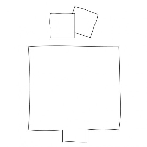 Housse De Couette Argile 280x240 Cm + 2 Taies 65x65 Cm – 100% Percale 80 Fils - Finition Rabat