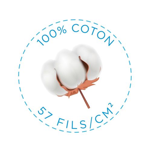Parure De Draps Nuit Des Vosges 100% Coton