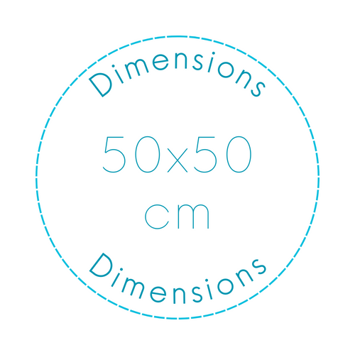 Lot De 6 Mouchoirs De Travail - 100% Coton - Doux Et Écologique - 50x50cm