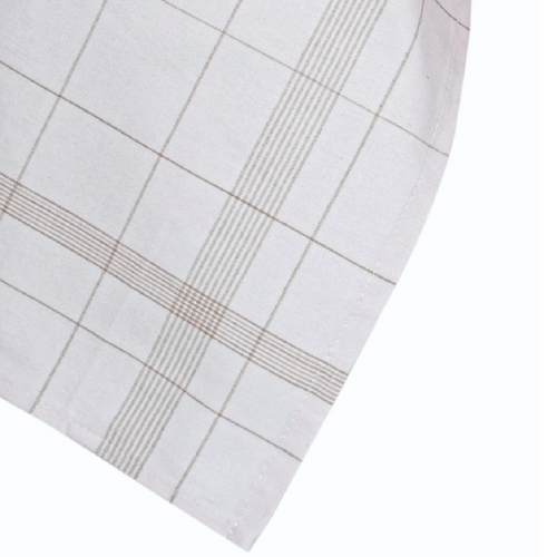 Lot De 6 Torchons Professionnels Classique En Coton Et Lin 70x70 Cm - Absorption Et Résistance Pour