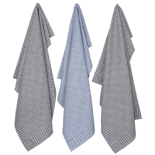 Lot De 3 Torchons De Cuisine Professionnels Yoko 70x70 Cm - 100% Coton, Absorption Optimale, Idéal