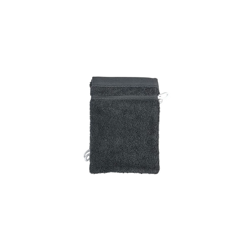 Lot De 6 Gants De Toilette 100% Coton 550g Gris Foncé