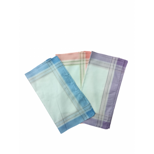 Lot De 6 Mouchoirs Femmes Fond Blanc Pur Coton