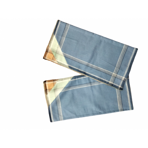 Lot De 12 Mouchoirs Fond Coloré 100% Coton 40x40cm