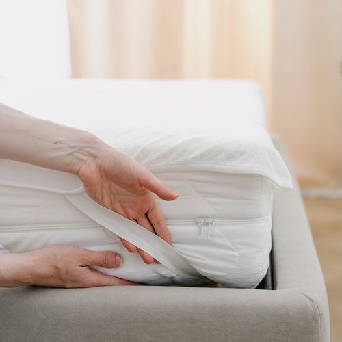 Protège Matelas Imperméable Molleton Coton 200g/m² 160x200 Cm Plateau