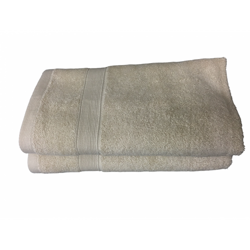 Lot De 5 Serviettes Éponges Unies Taupes, 100 % Coton 600 G/m² - 3 Dimensions Pour Tous Usages,